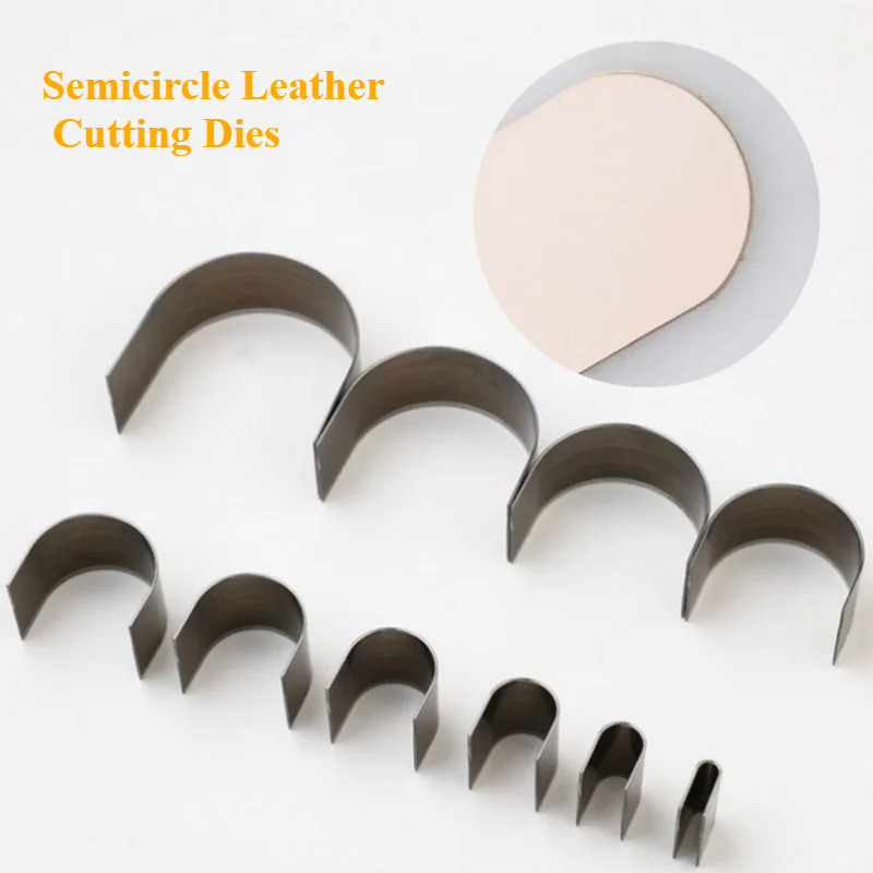 10Pcs/Set Semicircle Leather C - Leathercraft Japan ulasan dan harga