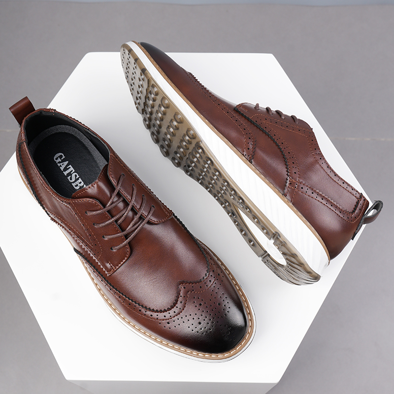 Men's casual business shoes Cl - Leatherworking Classic ulasan dan harga