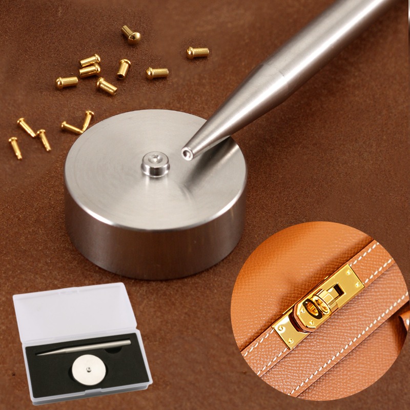 Stainless Steel Nail Installat - Leatherwork Tool Kit ulasan dan harga
