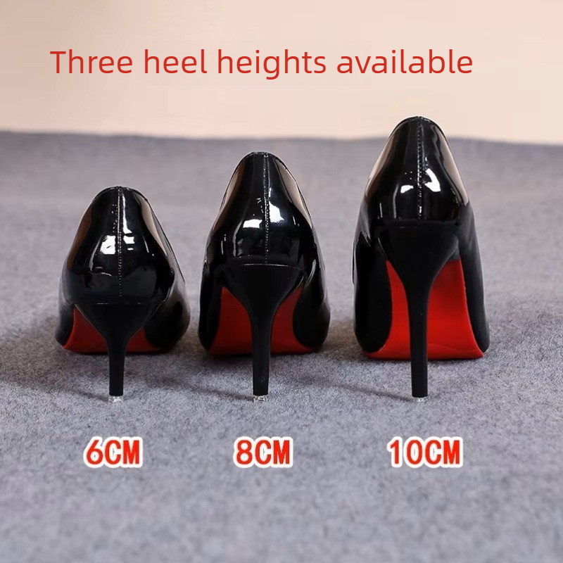 Sexy Pointed Toe Patent Leathe - Leatherworking Classic ulasan dan harga