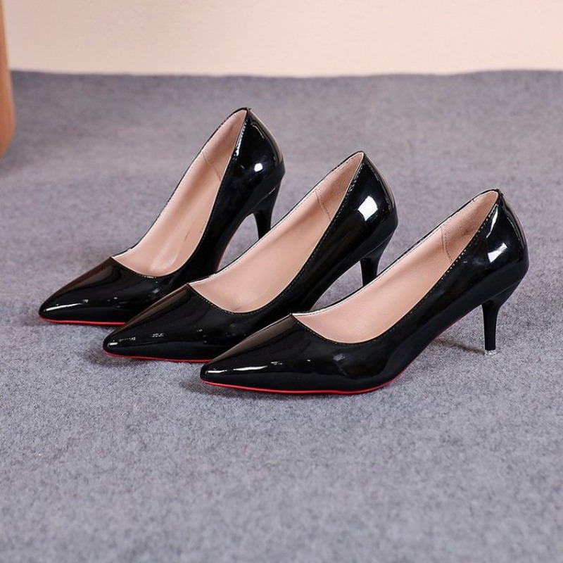 Sexy Pointed Toe Patent Leathe - Leatherworking Classic ulasan dan harga