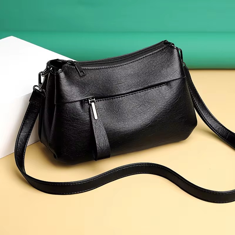 New Women's Shoulder Purse Bag - Leatherwork Letters ulasan dan harga