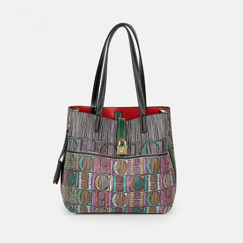 CH Art Color Printed Handbag S - Leatherworking Classic ulasan dan harga