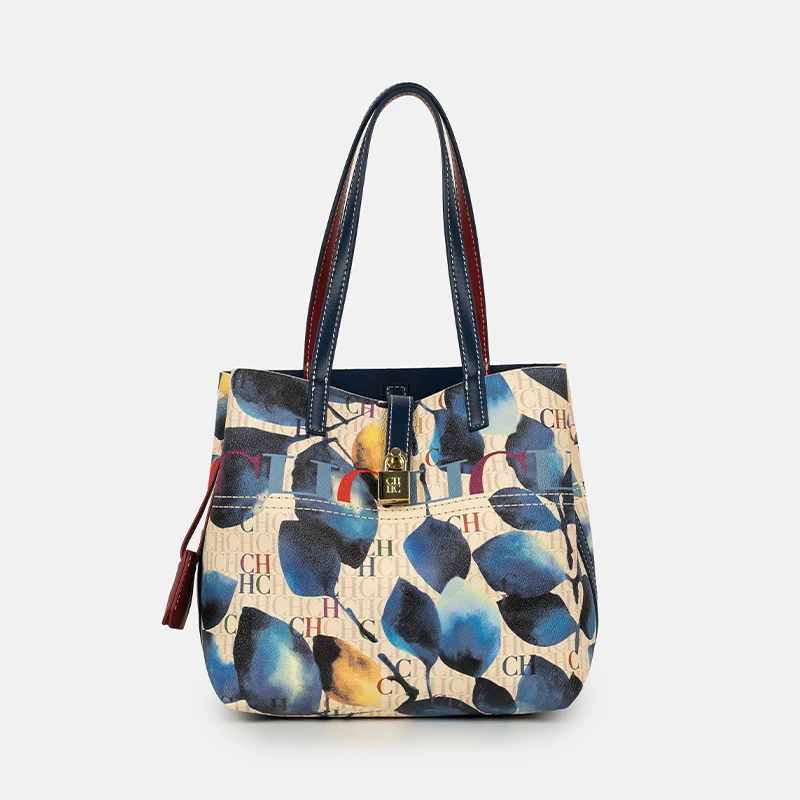 CH Art Color Printed Handbag S - Leatherworking Classic ulasan dan harga