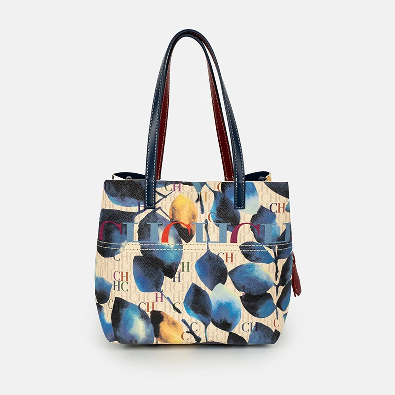 CH Art Color Printed Handbag S - Leatherworking Classic ulasan dan harga
