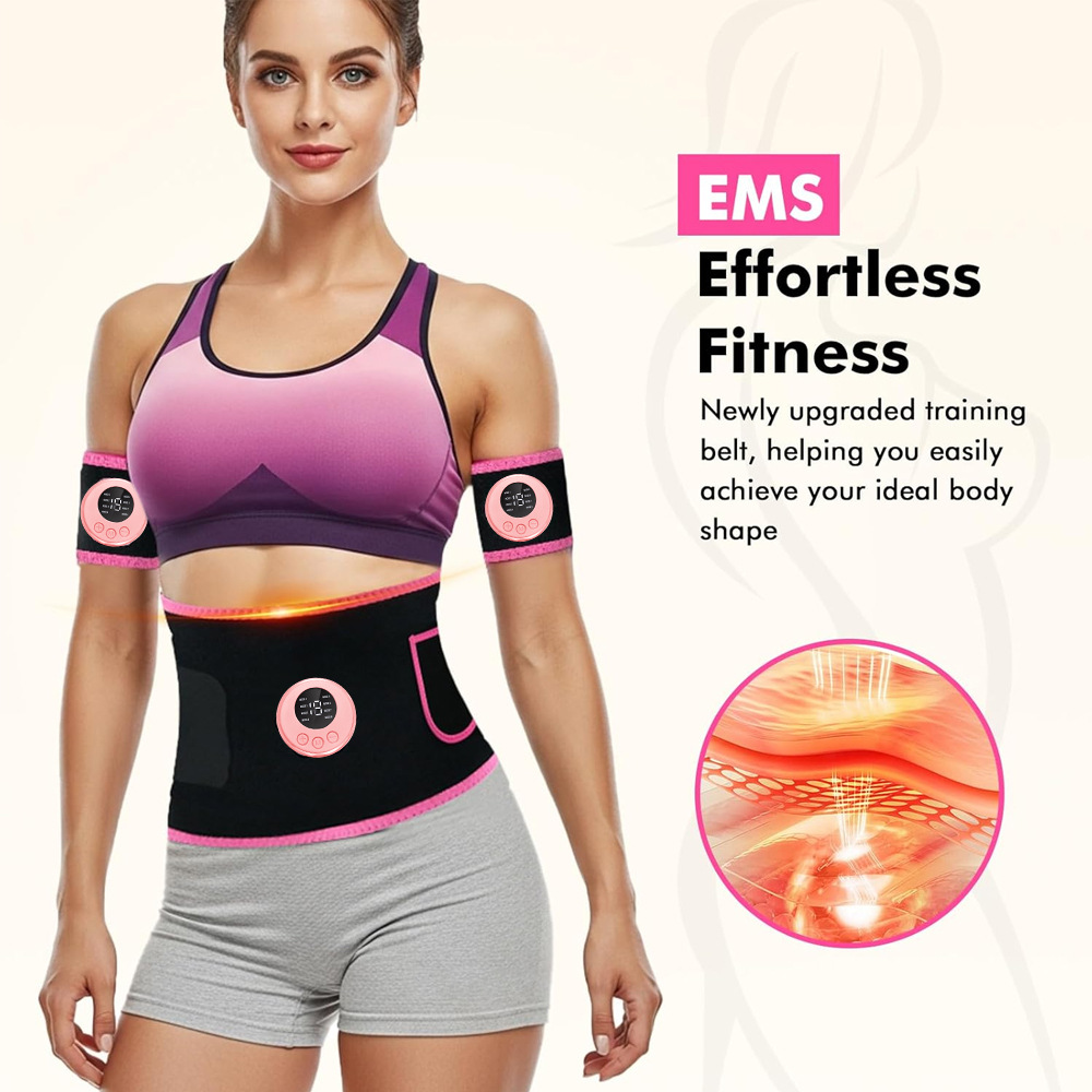 EMS Muscle Stimulator - Ab Tra - Leather Workout Belt ulasan dan harga