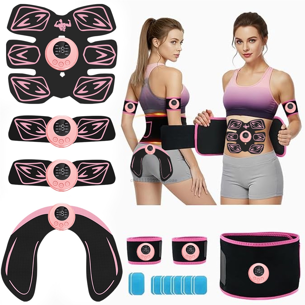 EMS Muscle Stimulator - Ab Tra - Leather Workout Belt ulasan dan harga