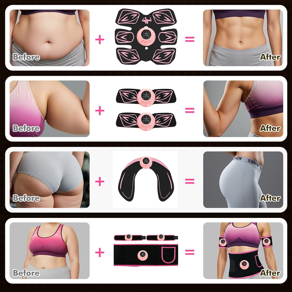 EMS Muscle Stimulator - Ab Tra - Leather Workout Belt ulasan dan harga