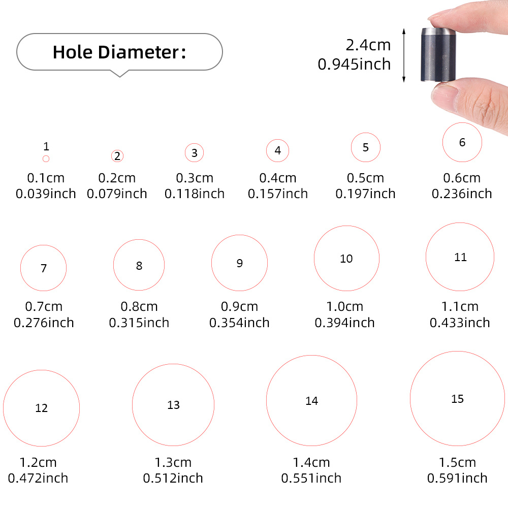1set PU Leather Circle Punchin - Leatherwork Tool Kit ulasan dan harga
