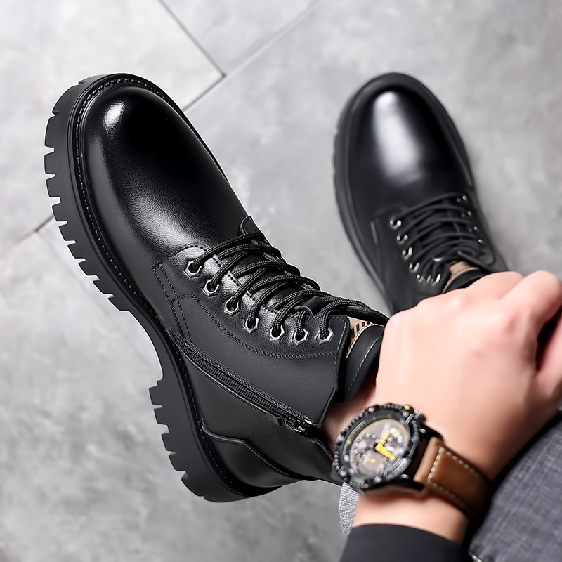 Men Classic Genuine Leather Bo - Leatherworking Classic ulasan dan harga