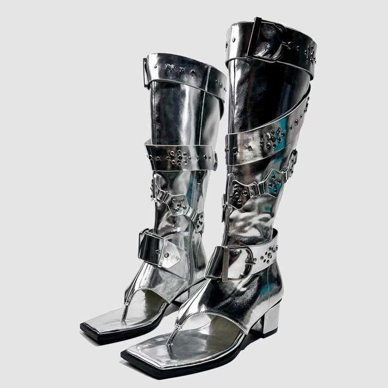 Punk Belt Buckle High Heels Sa - Belt Buckle Blank ulasan dan harga