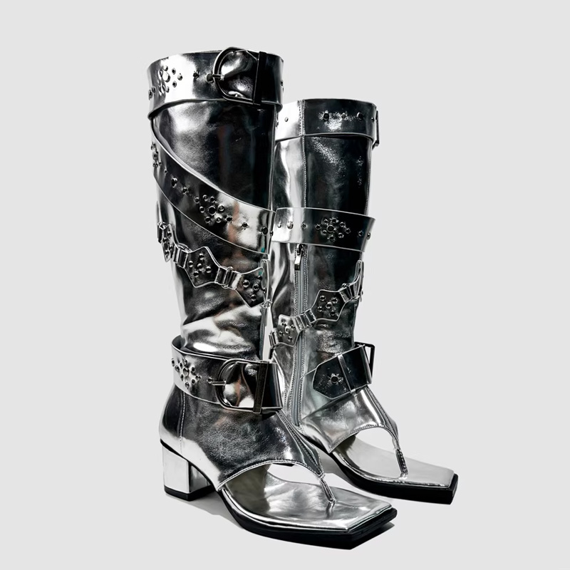 Punk Belt Buckle High Heels Sa - Belt Buckle Blank ulasan dan harga