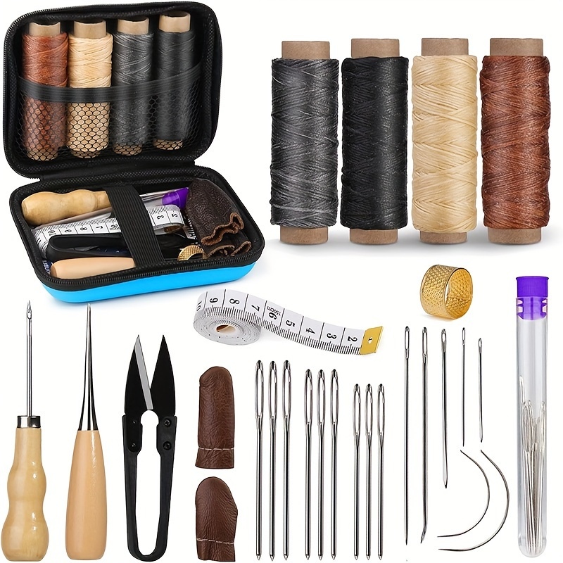 Leather Sewing Kit, Leather Re - Leatherwork Tool Kit ulasan dan harga