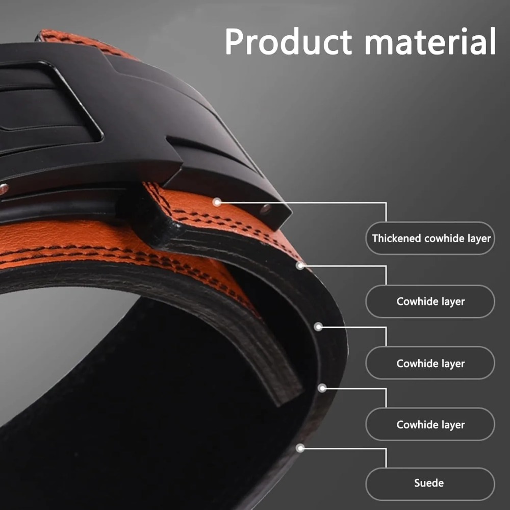 Genuine Leather Weightlifting  - Leather Workout Belt ulasan dan harga