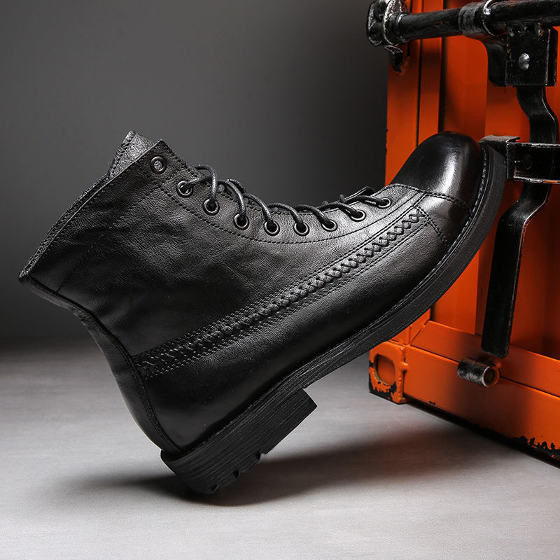 Mens Ankle Boots Classic Handm - Leatherworking Classic ulasan dan harga