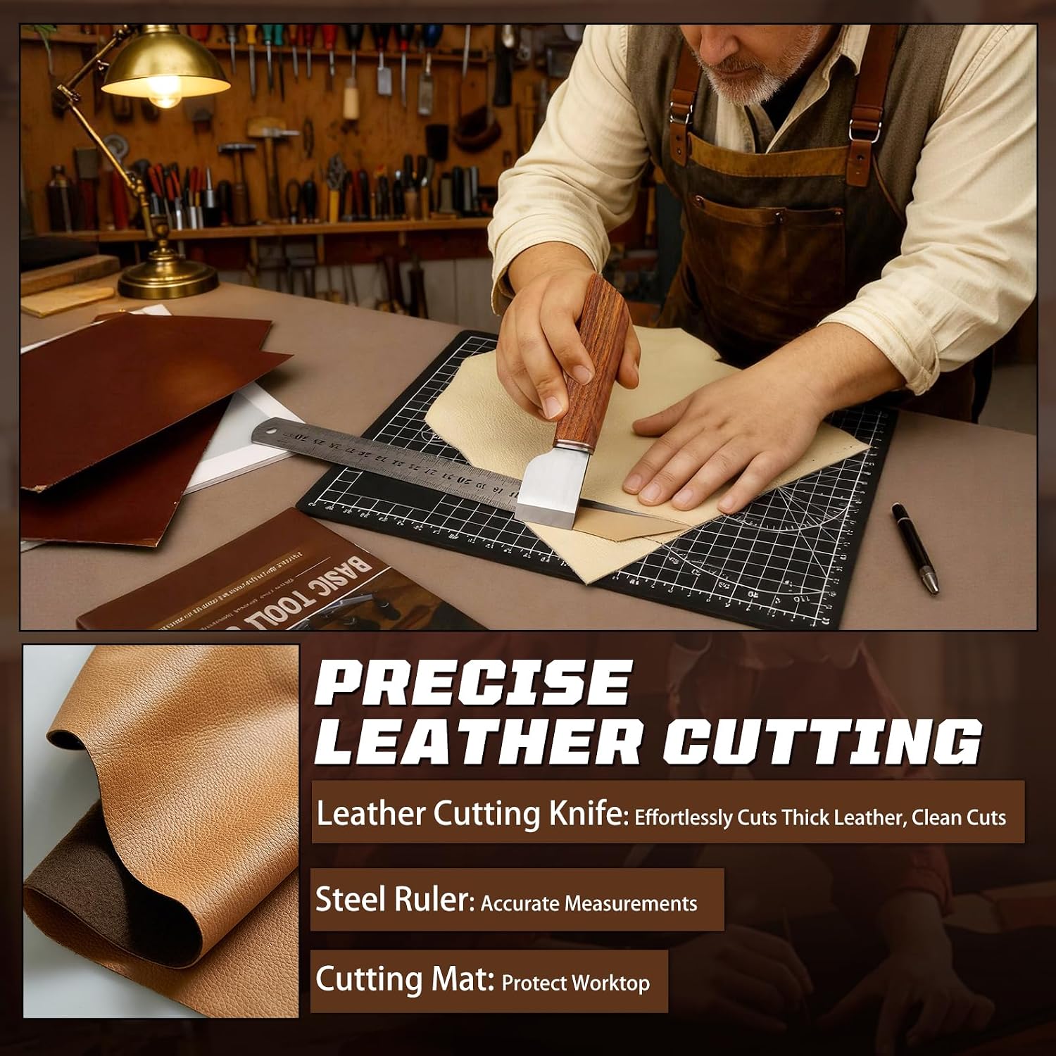 Leather Working Kit, Leather W - Leatherwork Tool Kit ulasan dan harga