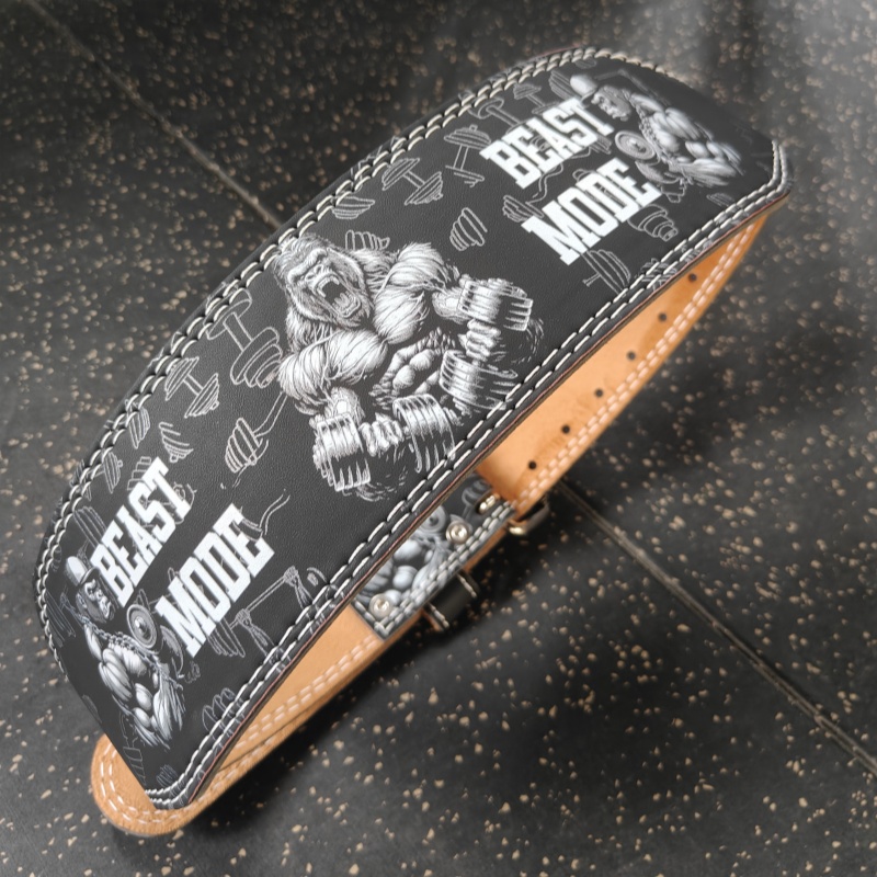 Men Weightlifting Belt Gym Wom - Leather Workout Belt ulasan dan harga