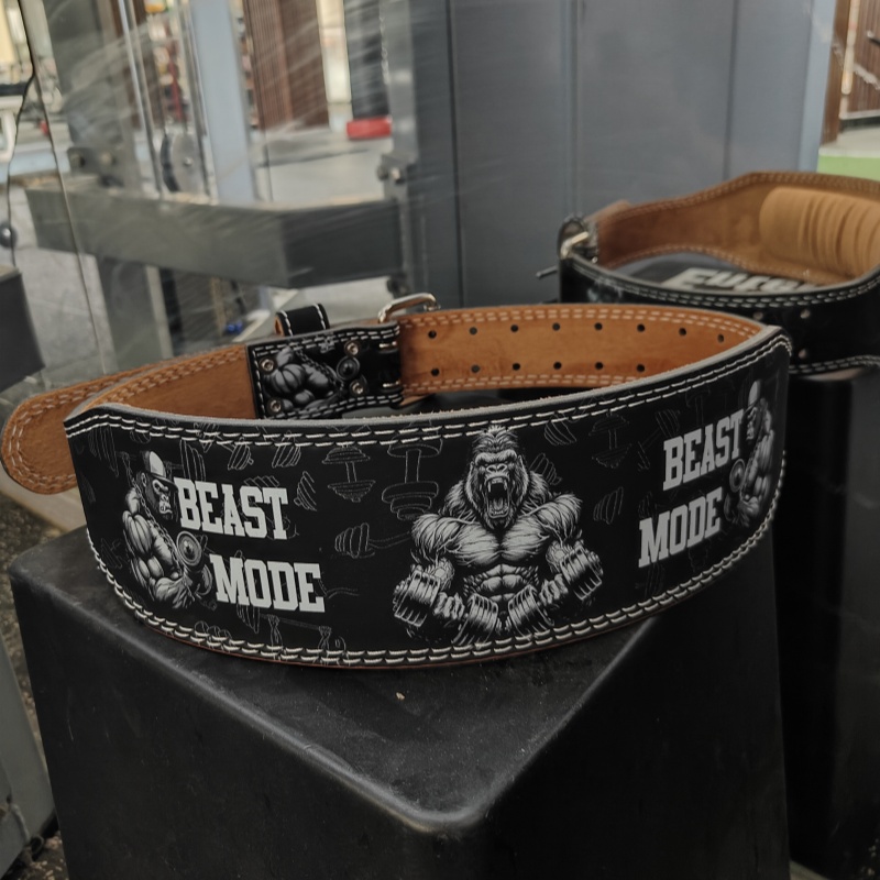 Men Weightlifting Belt Gym Wom - Leather Workout Belt ulasan dan harga