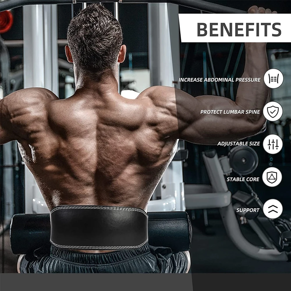 Leather Fitness Weight Lifting - Leather Workout Belt ulasan dan harga